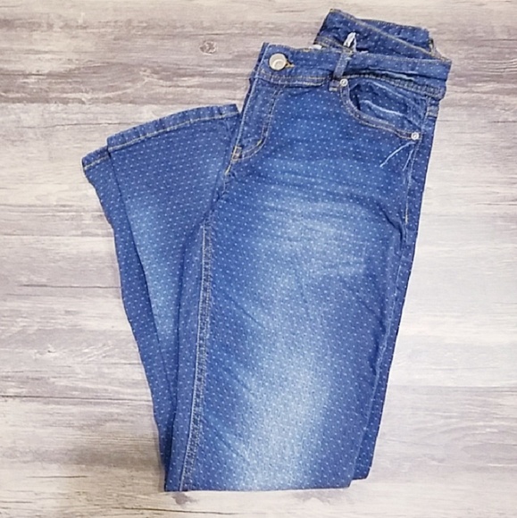 Cato Denim - Cato Swiss Dot Print Straight Jeans 2